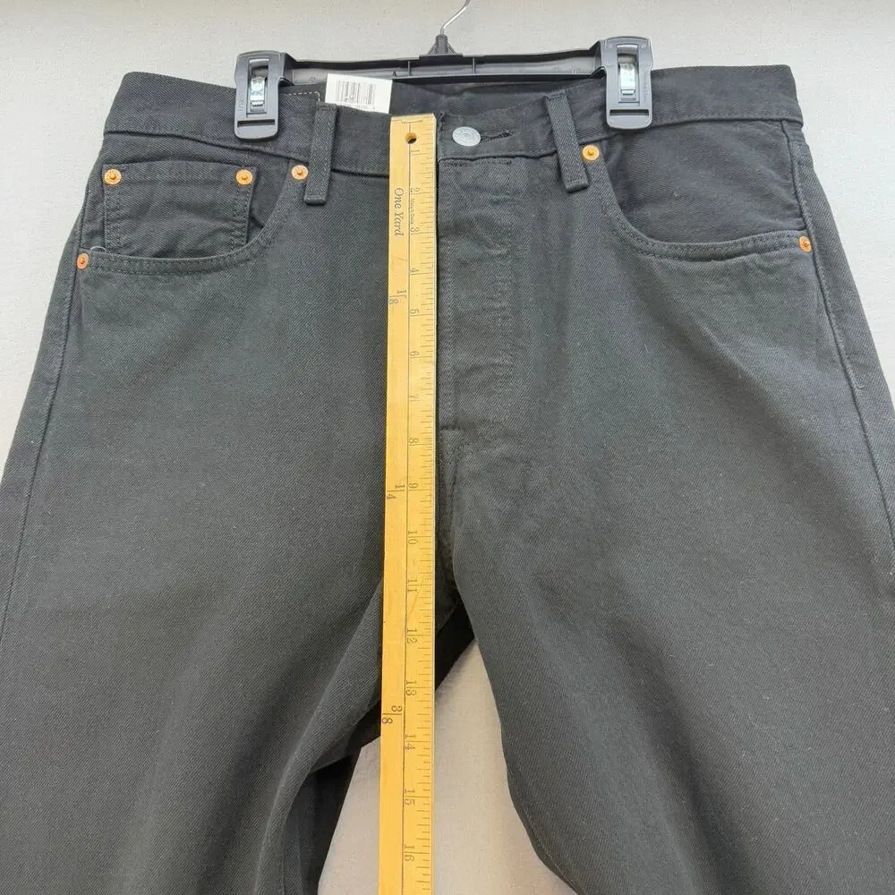 Levi's 501XX Big E Men's 33x34 Black Straight Leg Button Fly Preppy Normcore NWT